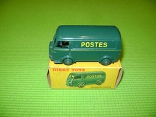 DINKY TOYS 25BV PEUGEOT D3A POSTES INSCRIPTIONS AU TAMPON  EN BOITE D'ORIGINE
