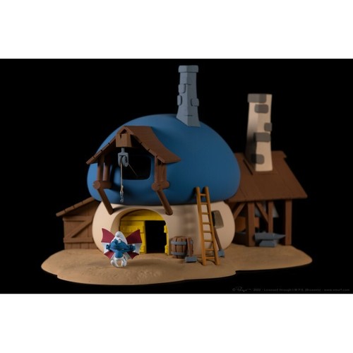 Figurine schtroumpf maison - figurine,