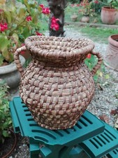 ANCIEN VASE PANIER CRUCHE EN