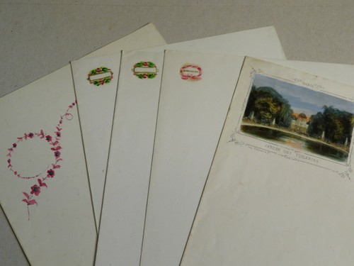Lot papiers lettre xix - papiers,
