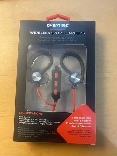 Overtime wireless sport earbds - sport,