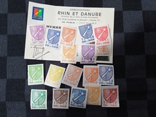 RHIN  et  DANUBE Collection de Timbres  1er Armée Française 2WW  39-45