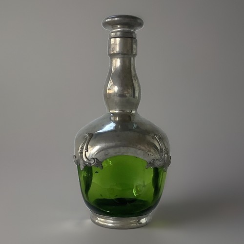 Carafe bouteille verre vert - carafe,