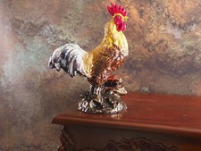 Coq En Fonte Coloré –