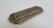Etui, CAVE à 4 CIGARES de POCHE , jolie passementerie  Epoque  19ème.