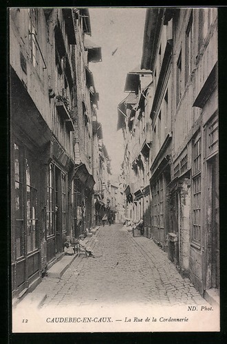 Cpa caudebec caux la rue - cpa,