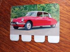 CITROËN DS 19 Plaquette Collection N° 10  " l'auto à travers les âges " COOP 