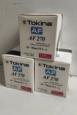  3 Objectifs TOKINA AF270