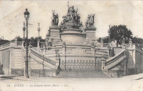 Rouen fontaine - la,