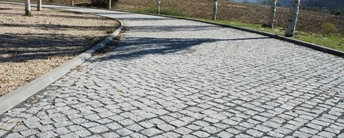 Pave rue granit gris - pave,