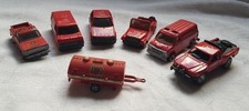 Voitures miniatures pompier : lot de 7 (bon état)