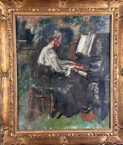 Ancien tableau ancien portrait