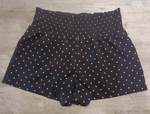 Short court noir pois blanc - short,