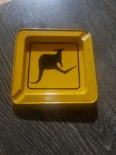  Cendrier  Façon Signalisation Routière  Australienne  . Kangourous . Jaune,noir