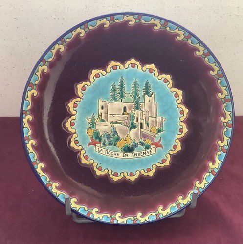 Ancienne coupe faïence emaux - coupe,