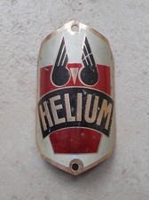 Vintage Head Badge Bicycles HELIUM France cycles antique Bike French