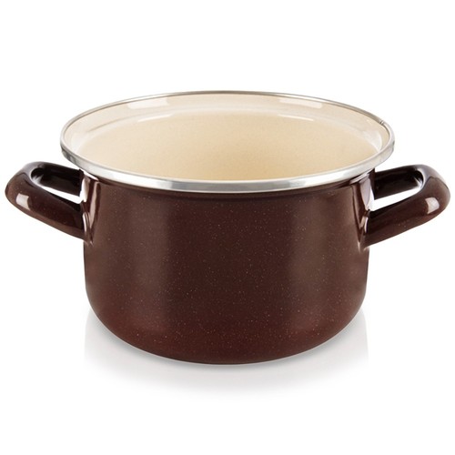 Casserole émaillée rétro - casserole,