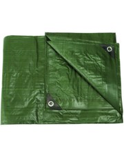 BACHE MULTI-USAGES VERTE 6*4.80CM  ARMEE MILITAIRE TACTIQUE PECHE CHASSE AIRSOFT