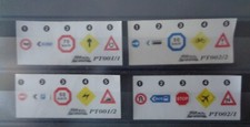 Autocollants pour panneaux de la signalisation routière échelle HO  réf 1150