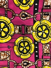 Tissu wax pagne imprimé