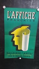AFFICHE  RARE DE PAUL COLIN   "L'AFFICHE FRANCAISE"   LITHO  60X37CM