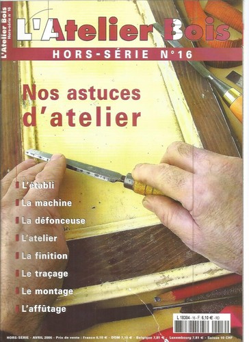 Atelier bois 16 - l'atelier, hs