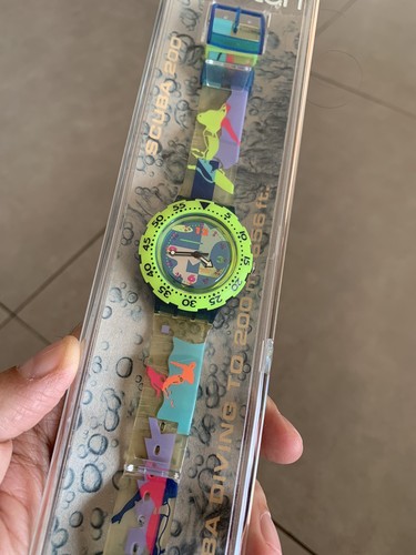 Swatch scuba over the - scuba,