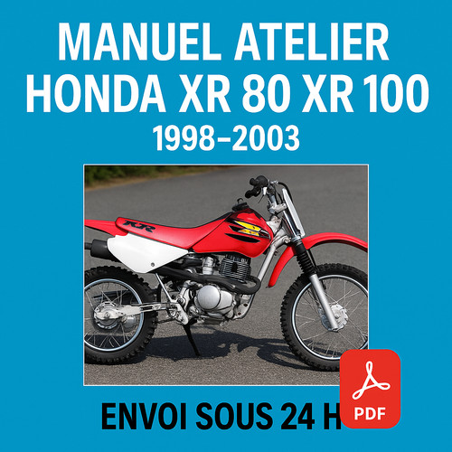 Manuel atelier honda - honda, xr