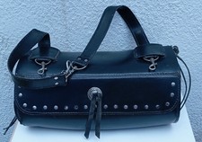 SACOCHE DE SELLE MOTO / ROLL BAG CUIR