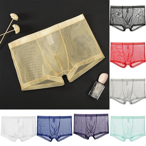 Boxer sexy homme transparent