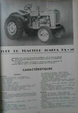 ► REVUE TECHNIQUE - ROVER 75 & TRACTEUR SOMECA DA-50 - 1954