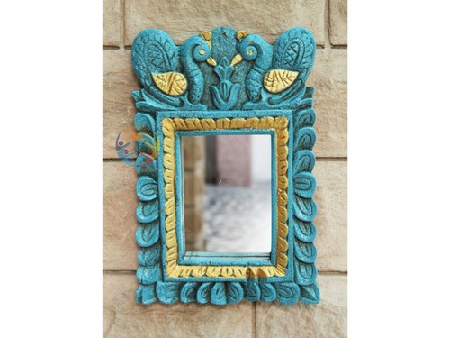 Cadre miroir bois - en,