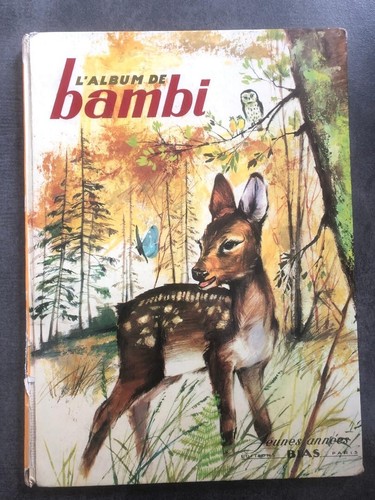 Livre album bambi - de,
