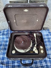 Ancien Tourne Disque Portatif Barthe Radio Lenco A Restaurer Ou Pour Pièces