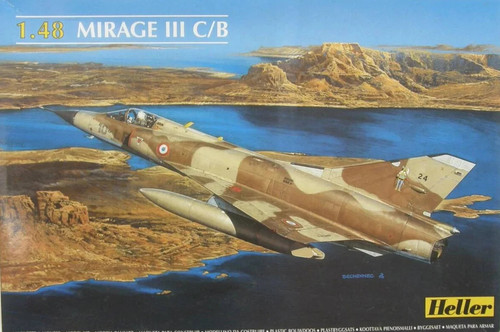 Heller french mirage - heller, 1/48