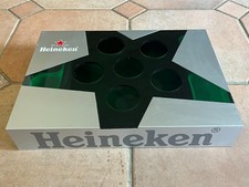RARE / Joli plateau apéritif - Mètre de bar HEINEKEN pour 6 verres à bière / TBE