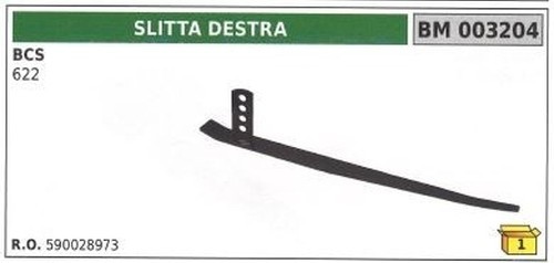 Glissière droite pour - glissière,