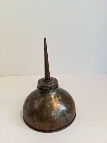 Vintage metal oil can - vintage,