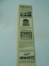 Publicité 1985  Stand 21