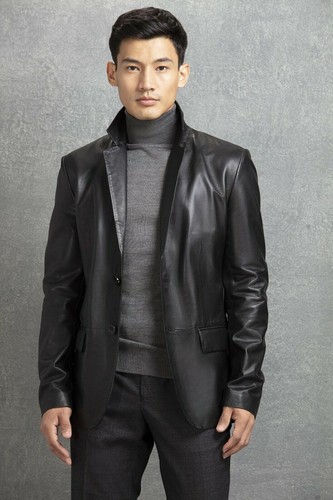 Blazer homme cuir agneau - blazer,