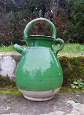 GARGOULETTE ANCIENNE, CRUCHE À EAU,  EN TERRE CUITE VERNISSÉE - H : 27 cm