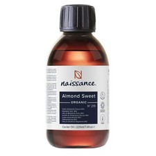 Huile D’Amande Douce Certifiée BIO No. 215 Pressée À Froid - 225ml - Hydratan...