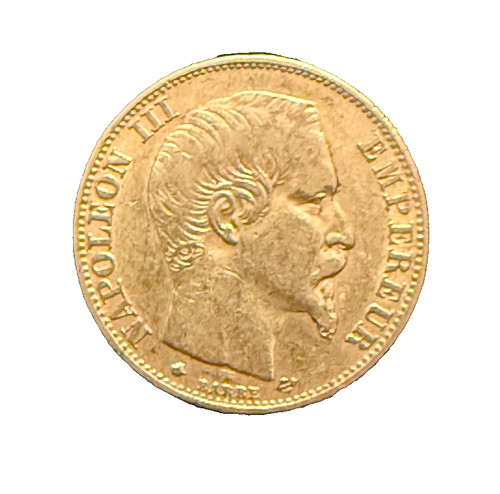France 1856 gold - 1856, francs