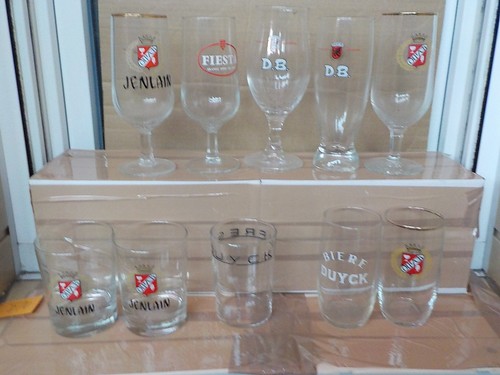 Verre ancien biere - ,