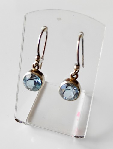 Boucle oreille topaze - boucle, en