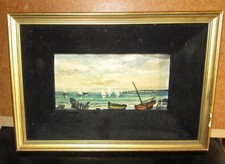 PAYSAGE MARIN PEINTURE SUR