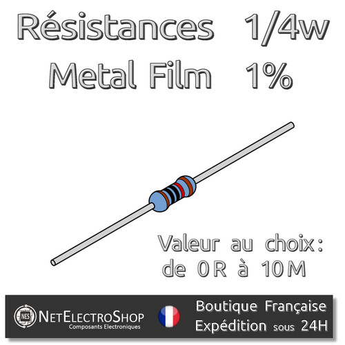 Lot resistances 4w 1 - lot,
