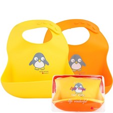 Bavoir Bébé Silicone Souple