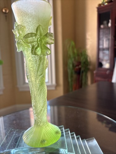 Daum france crystal green - crystal, pate