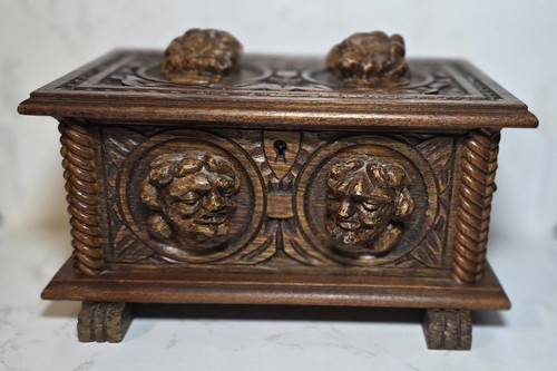Ancien coffret bois - coffret,